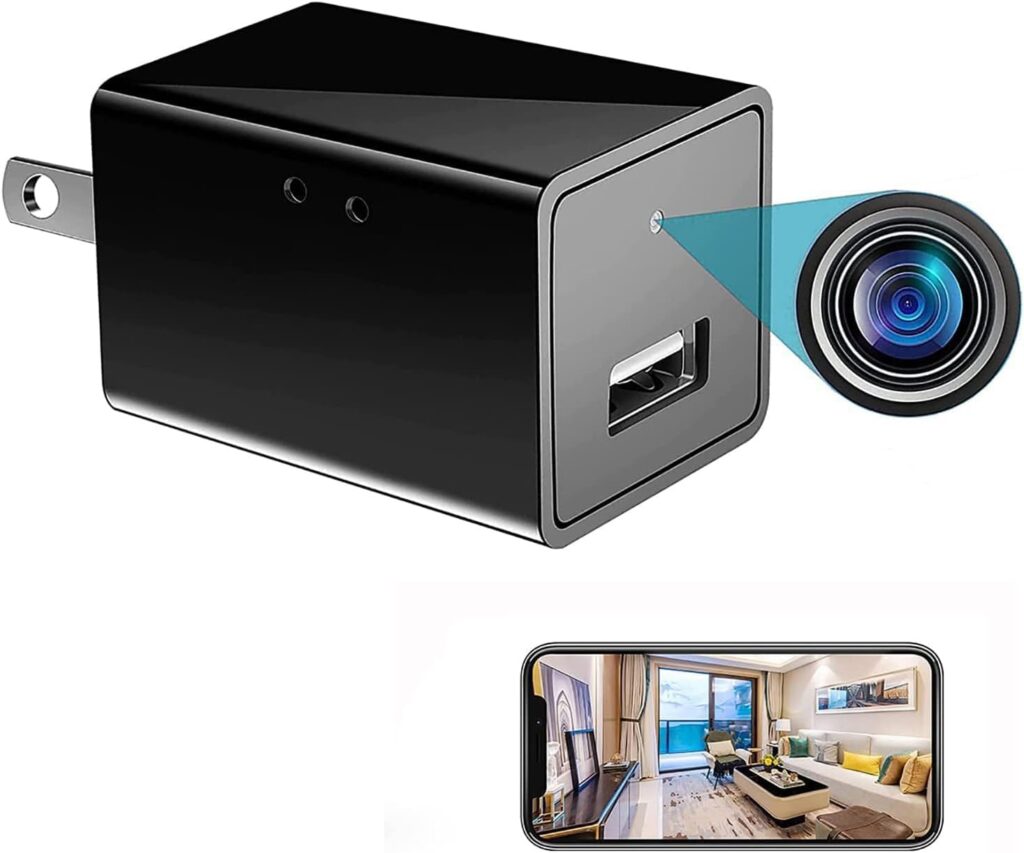 USHJNV budget-friendly spy cameras USB charger monitoring apartment bedroom